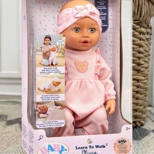 New Baby Born Realistic Dolly Walk, Crawl, Talk, Eyes Open & Close
